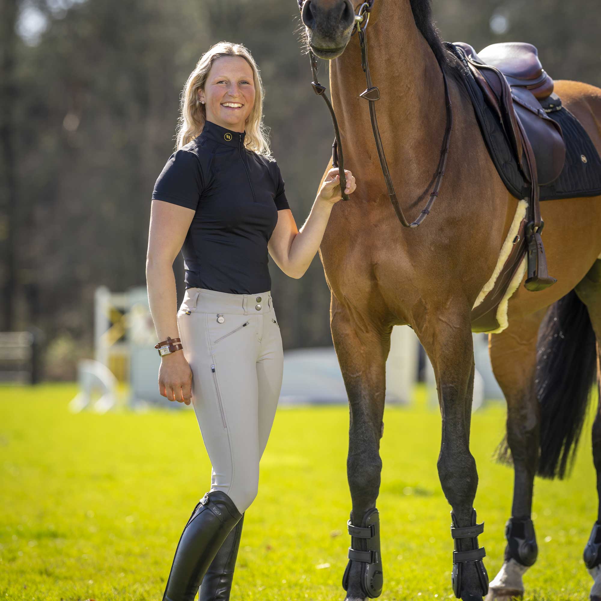 "Katie" W's KS Riding Breeches - Sand