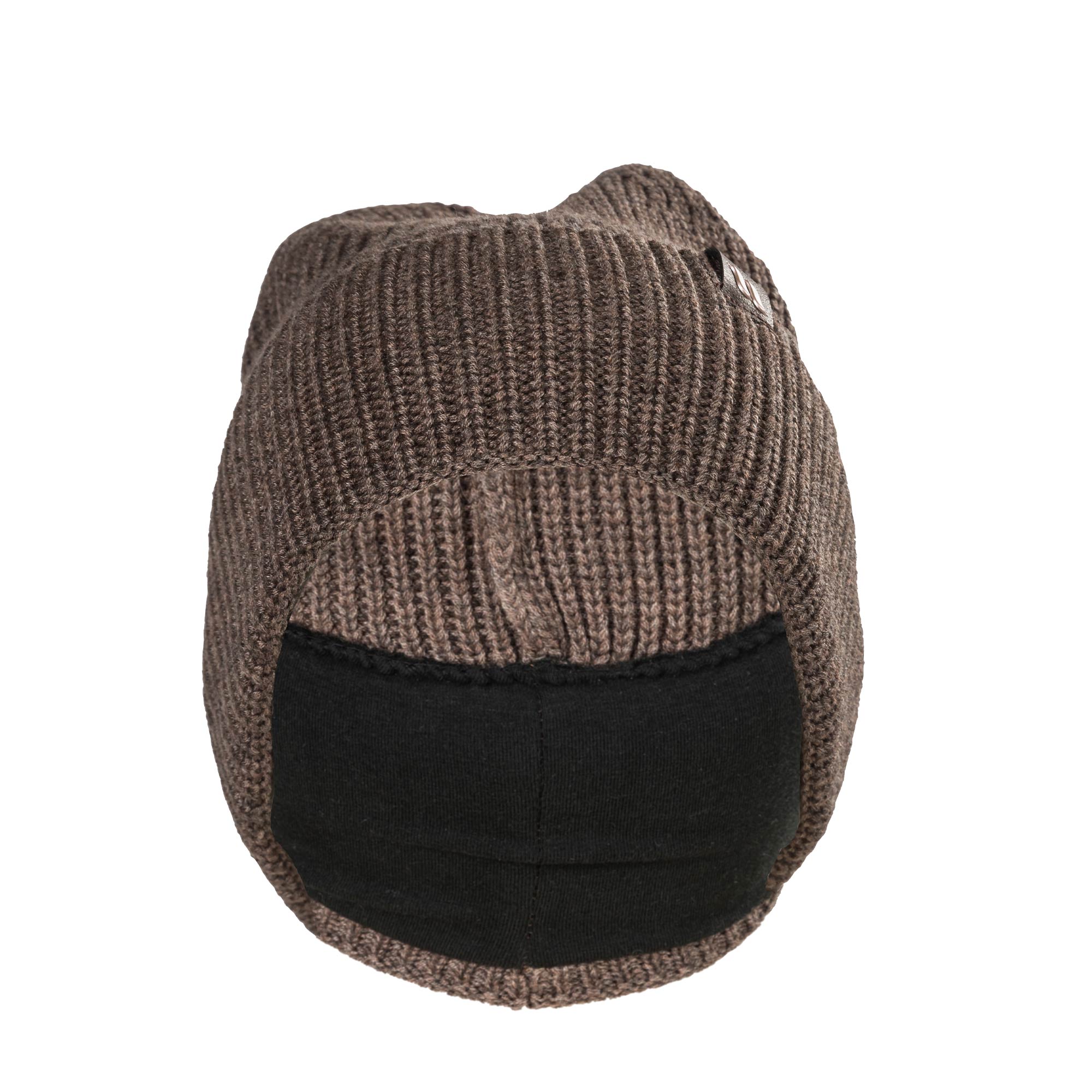 "Ava" wool blend beanie with cuff