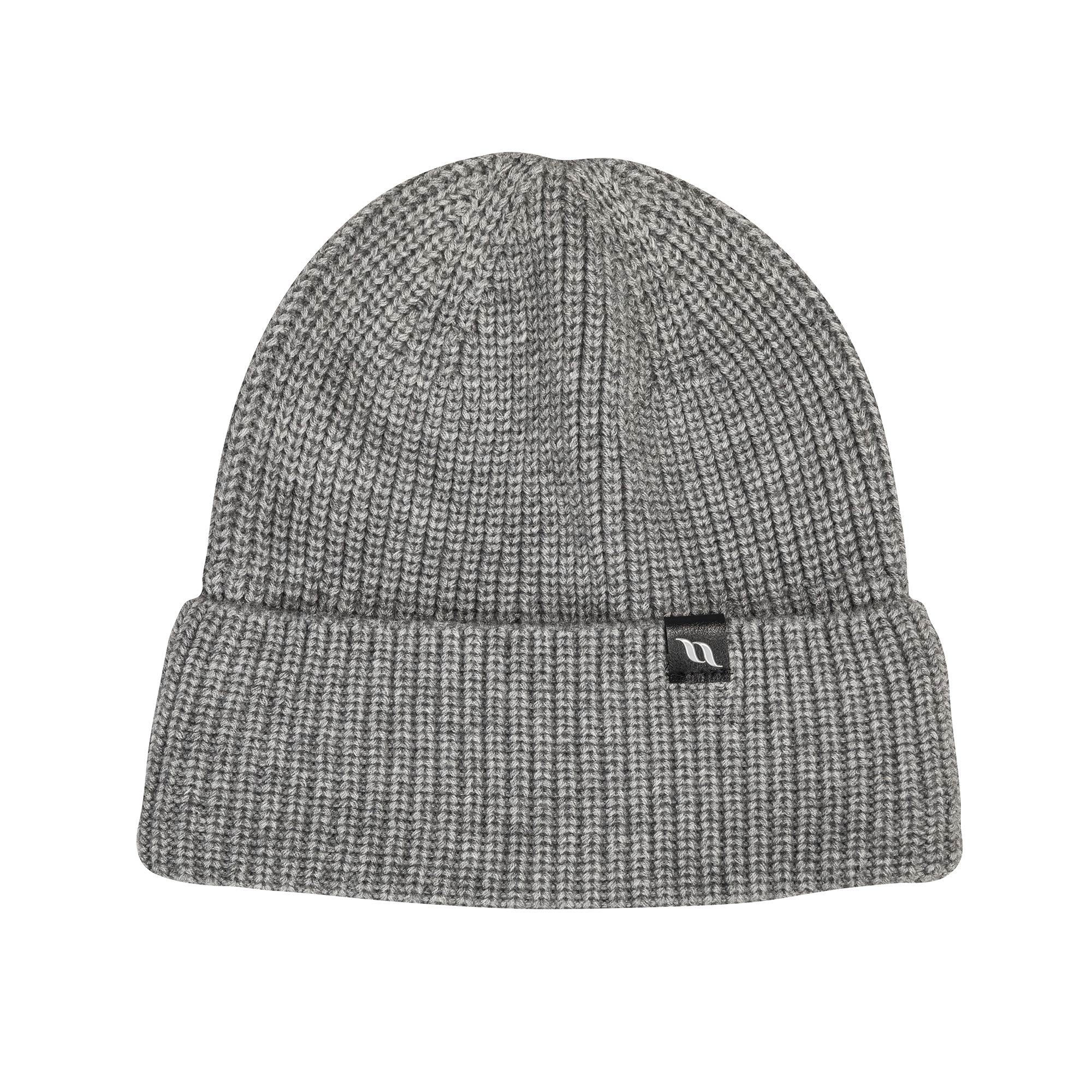 "Ava" wool blend beanie with cuff