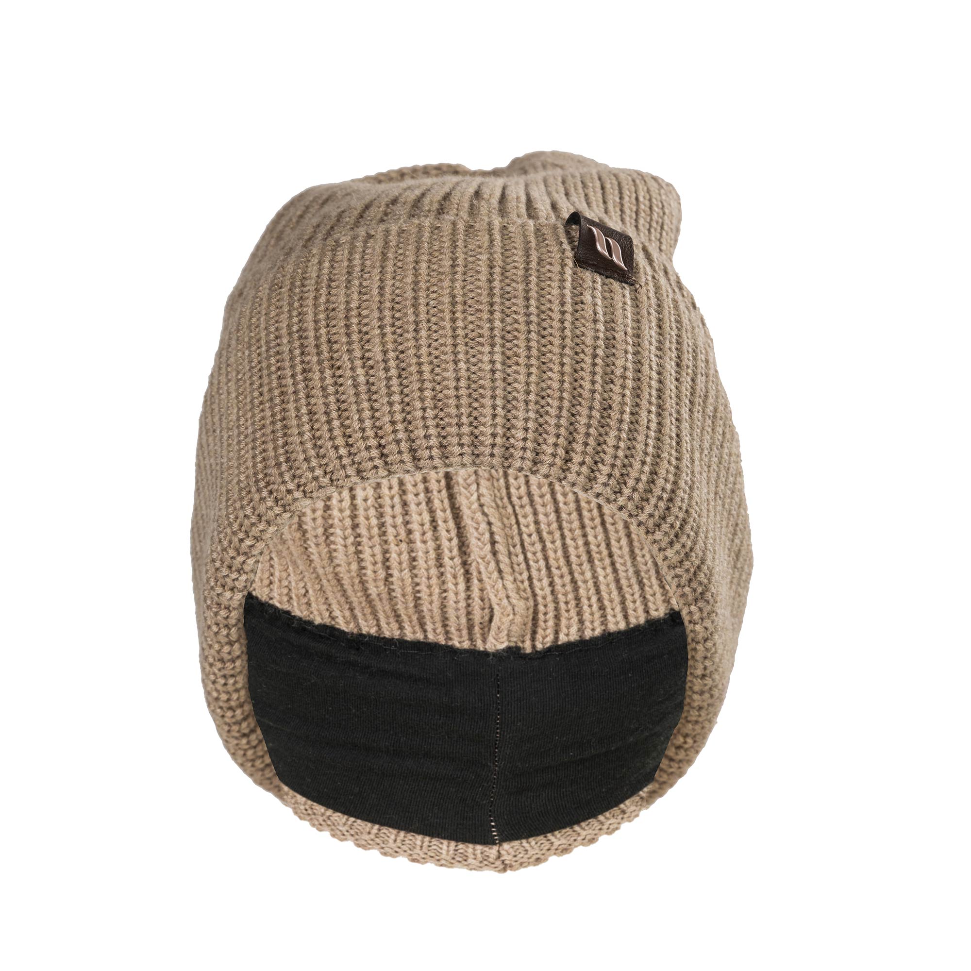 "Ava" wool blend beanie with cuff
