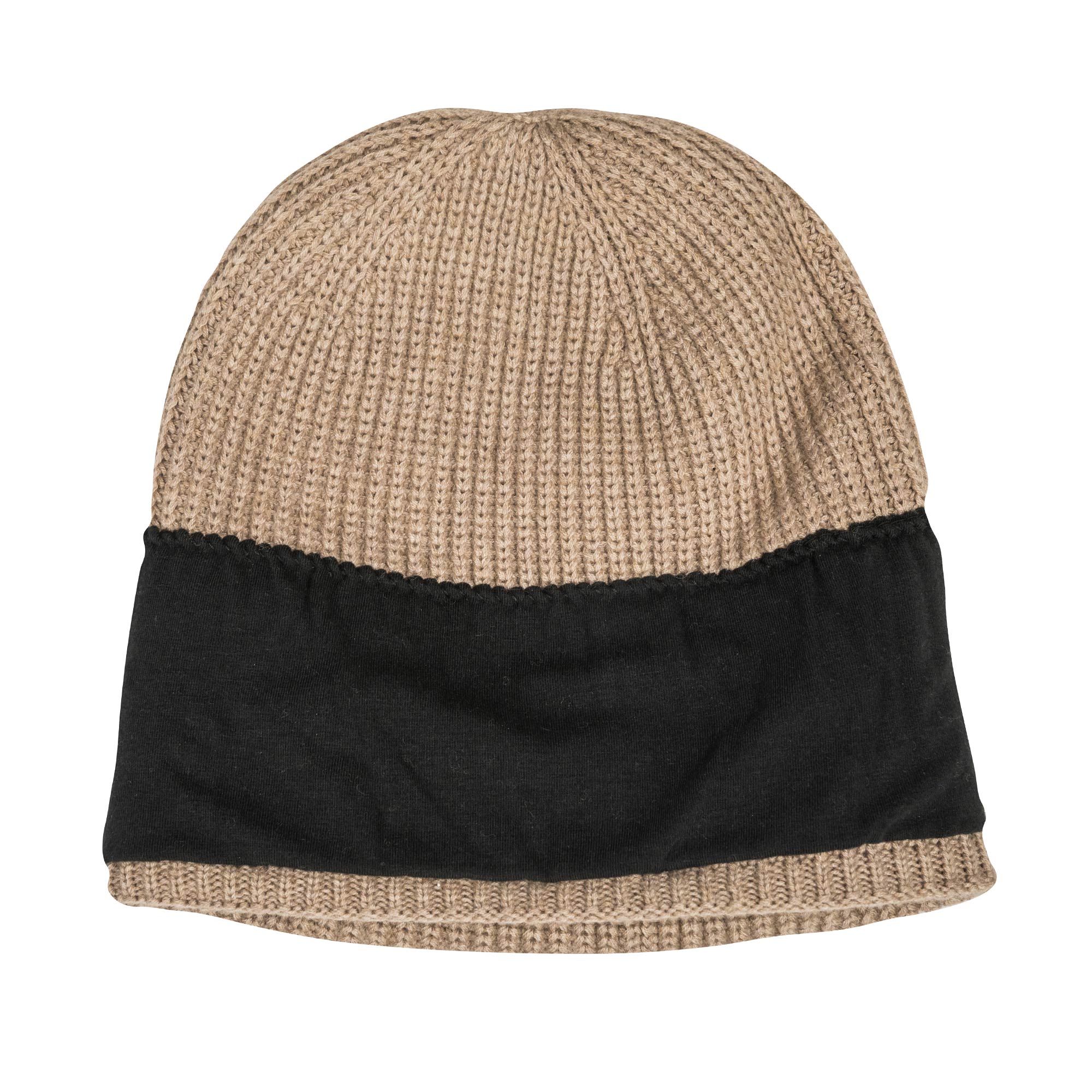 "Ava" wool blend beanie with cuff