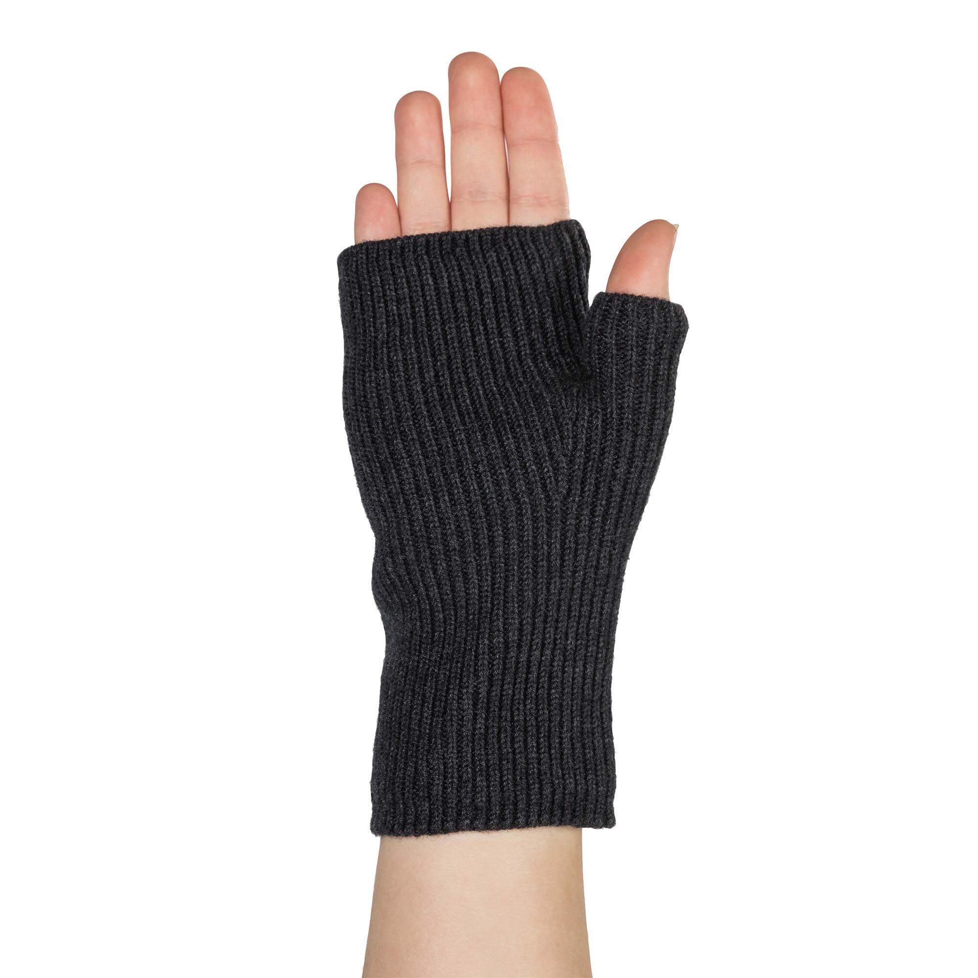 "Ash" knitted wrist gaiters