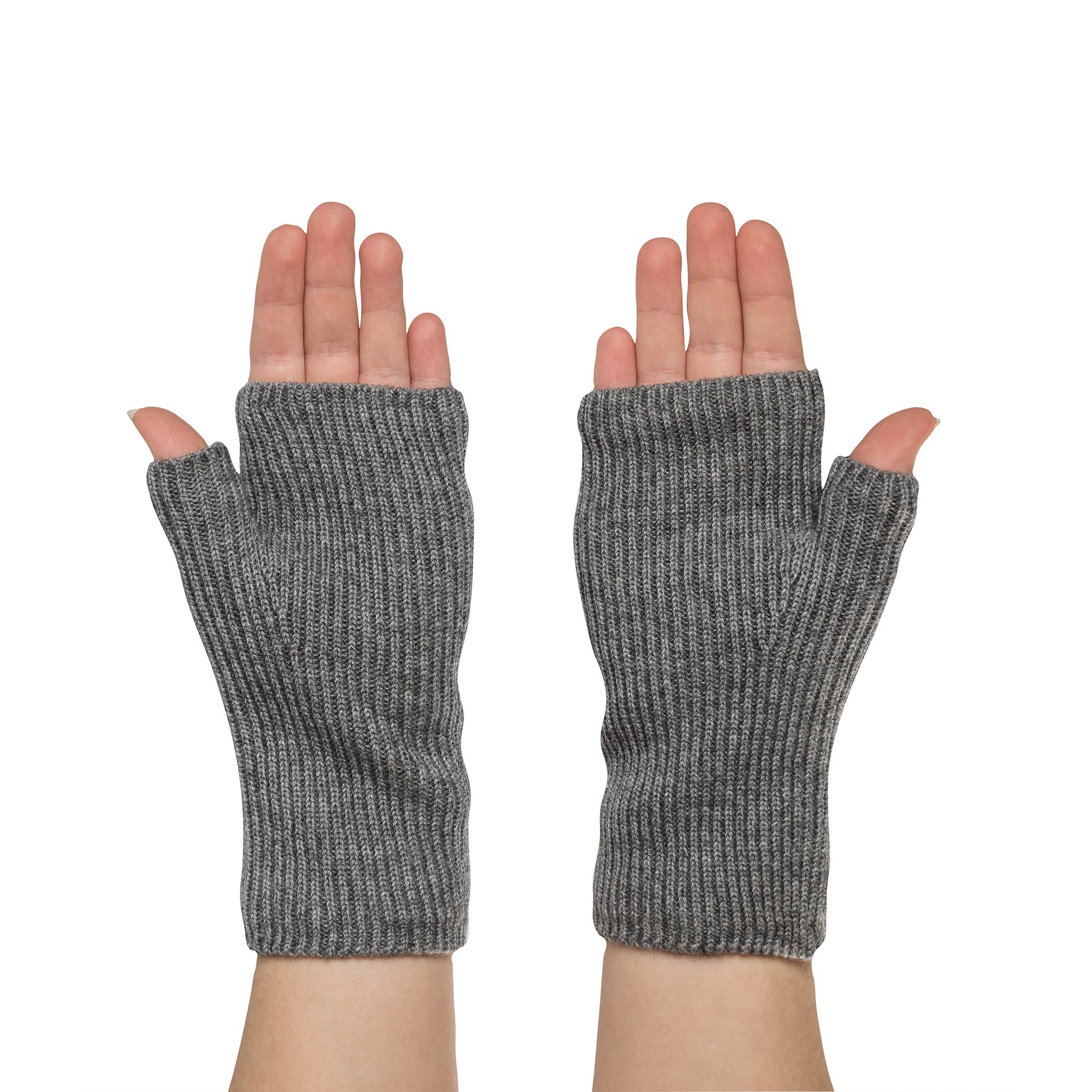 "Ash" knitted wrist gaiters