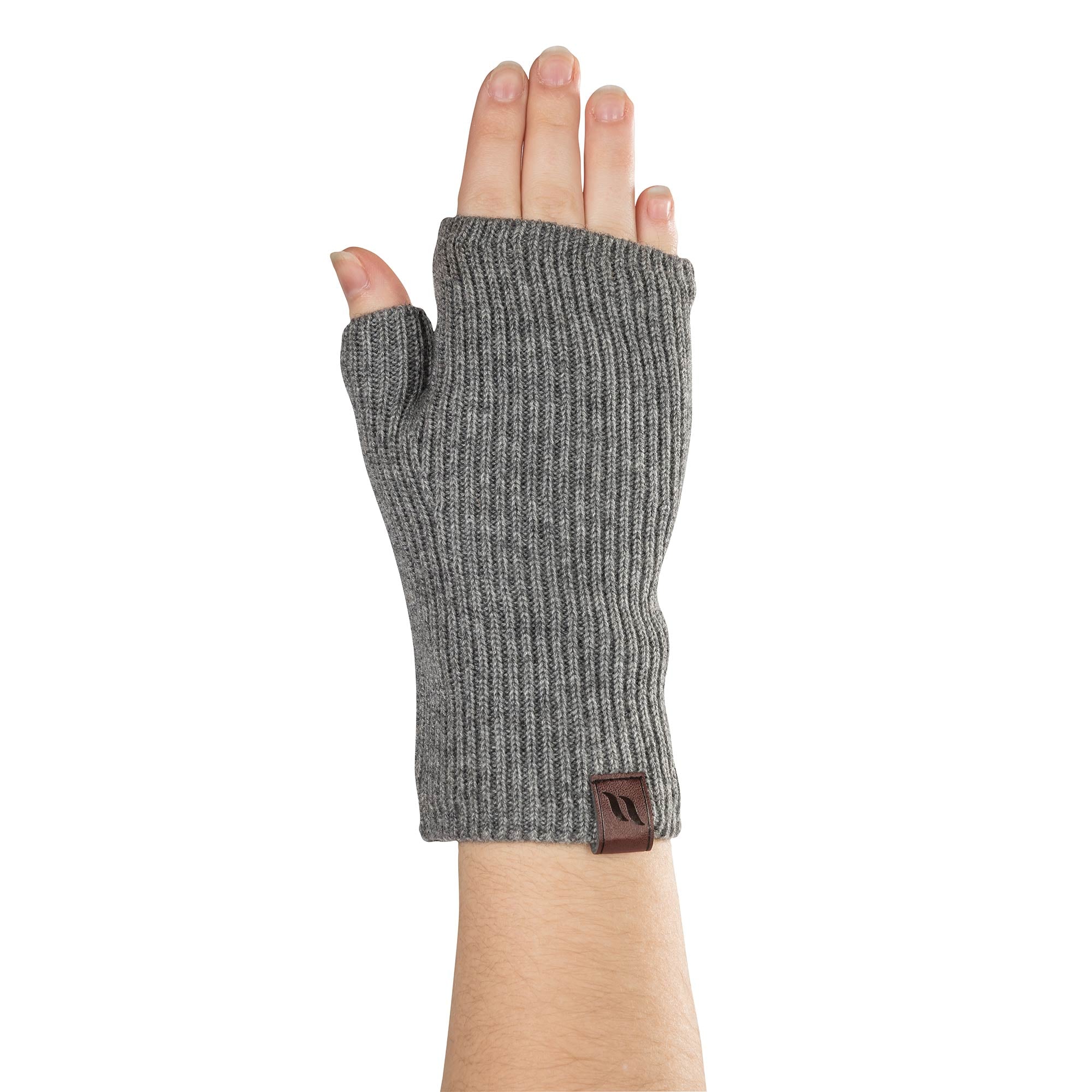 "Ash" knitted wrist gaiters
