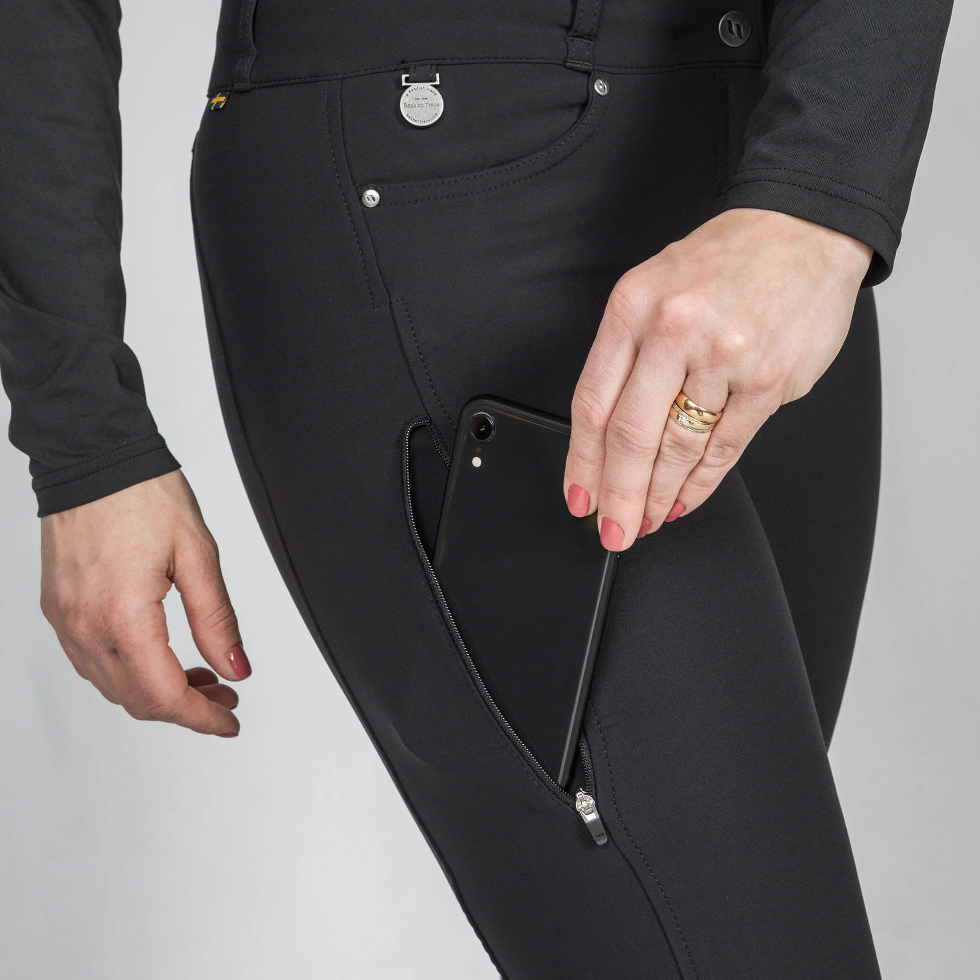 "Julia" W's FS Riding Breeches - Black