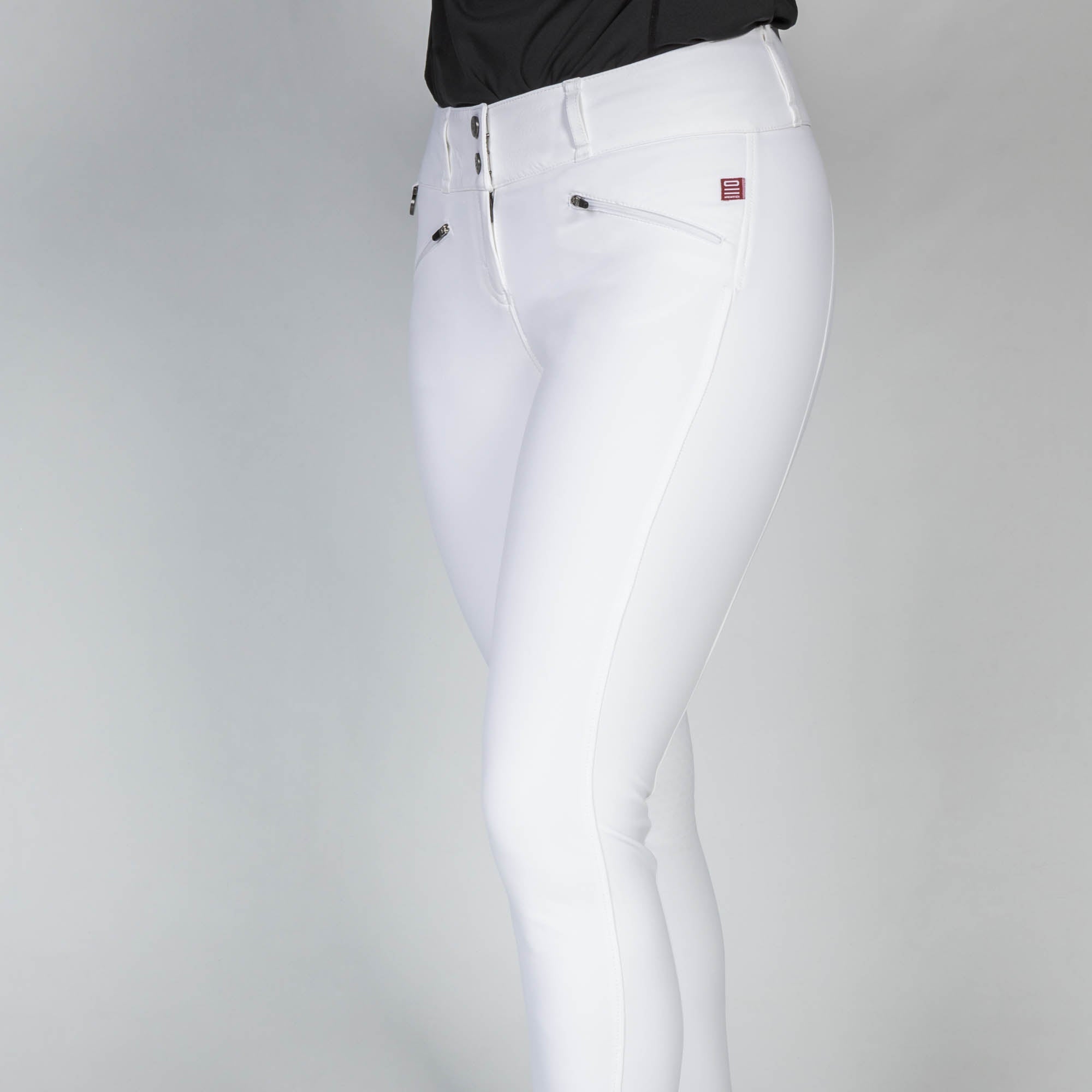 "Katie" W's FS Riding Breeches - White