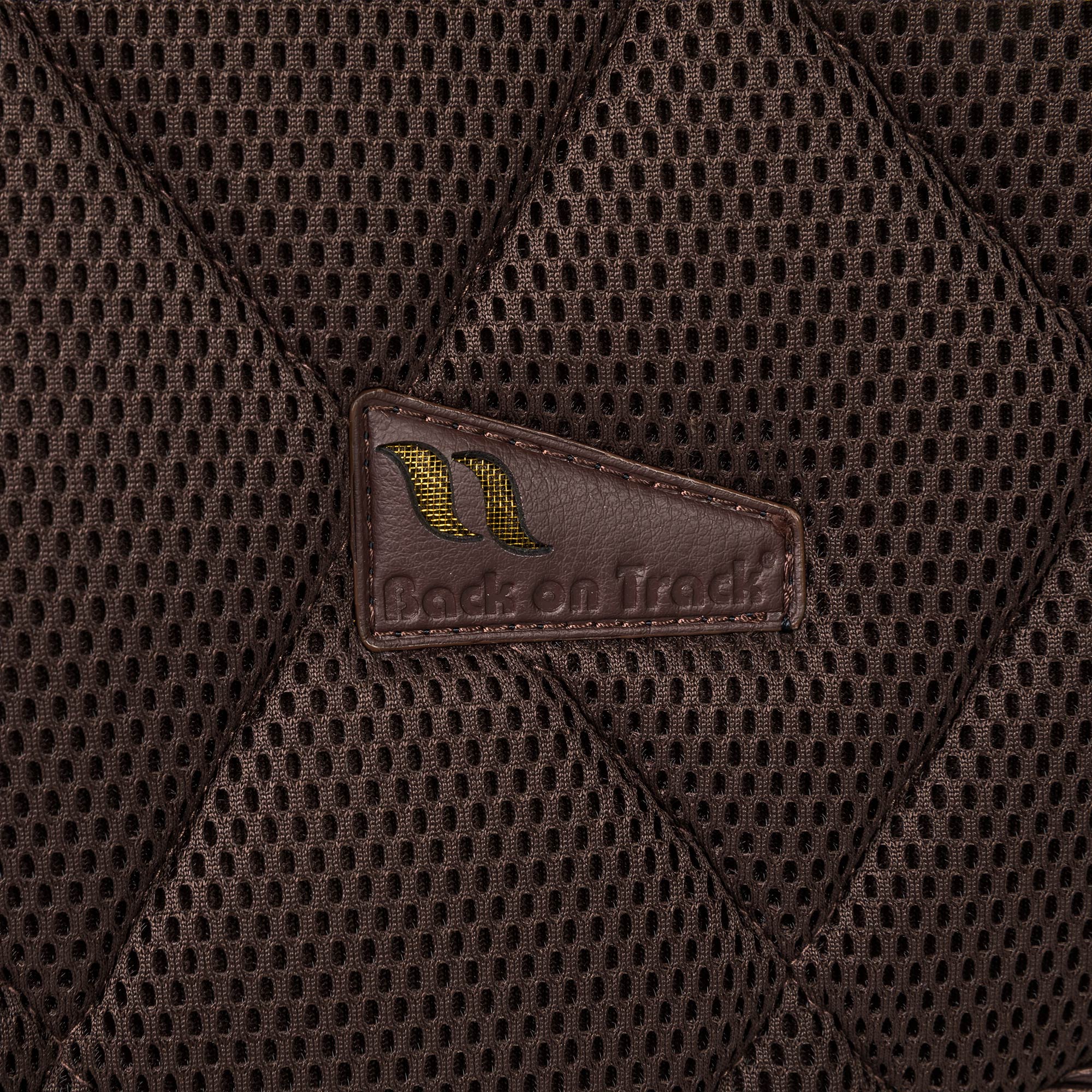 "AirFlow" Saddle Pad 3D Mesh Jumping - Brown