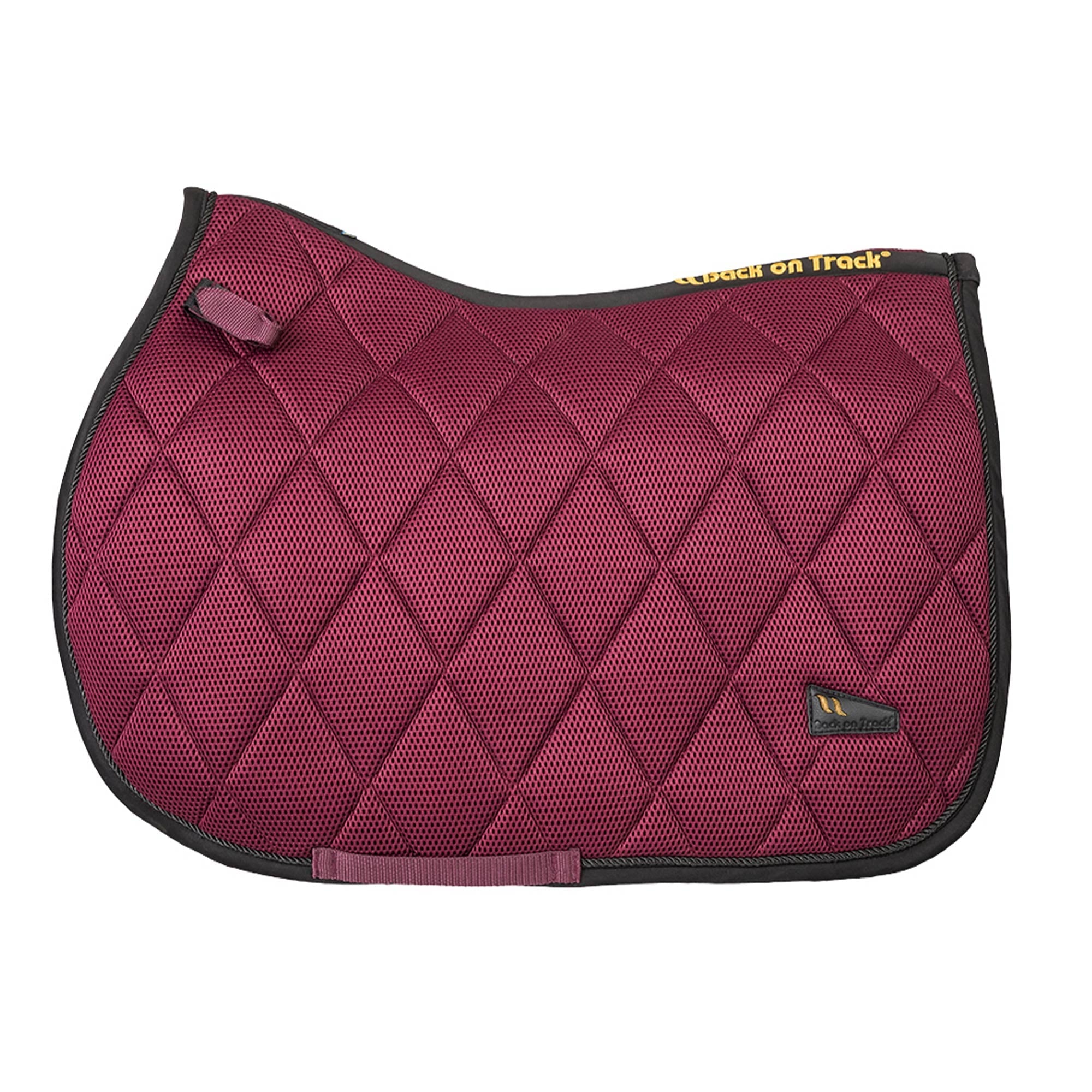 "AirFlow" Saddle Pad 3D Mesh Jumping - Wine