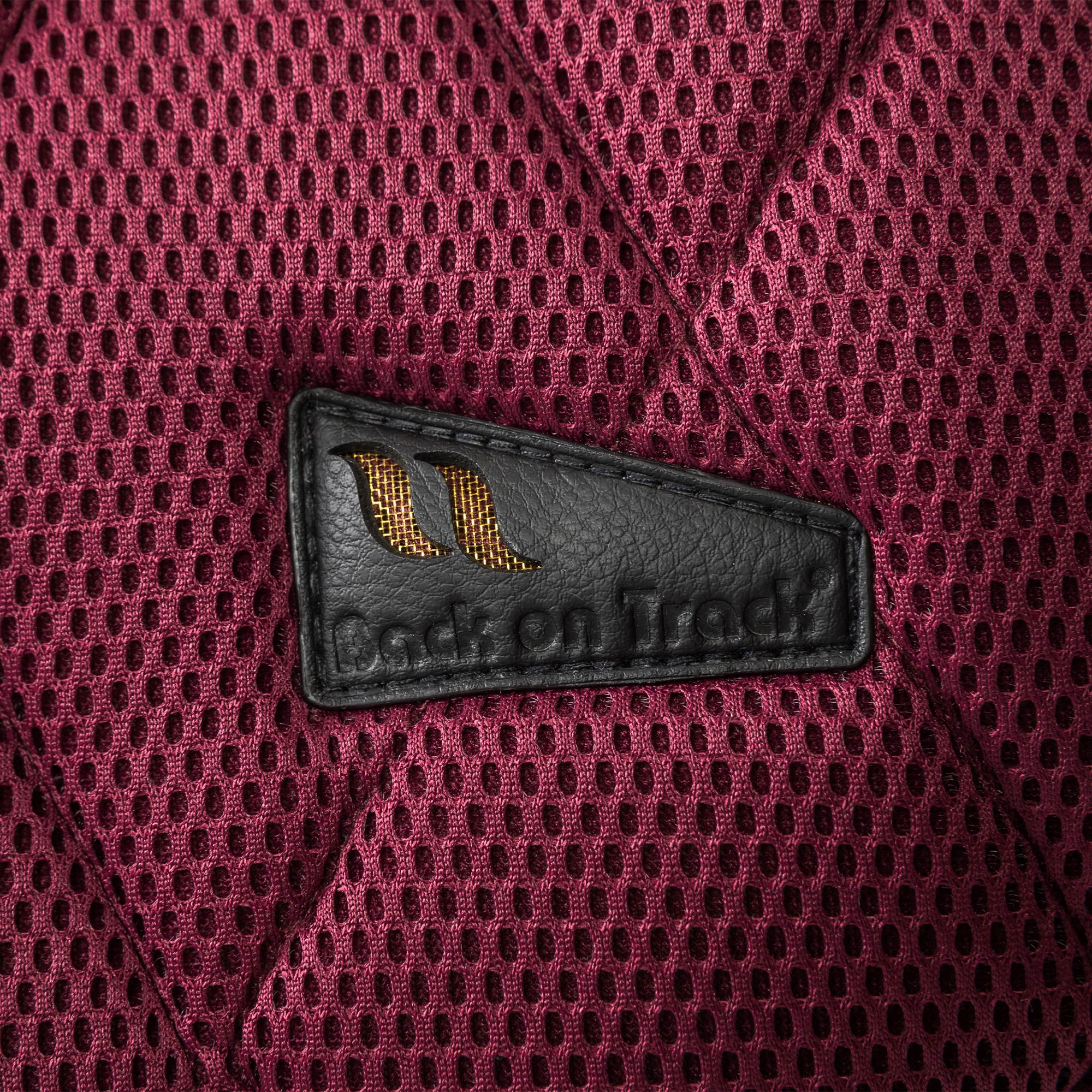 "AirFlow" Saddle Pad 3D Mesh Jumping - Wine