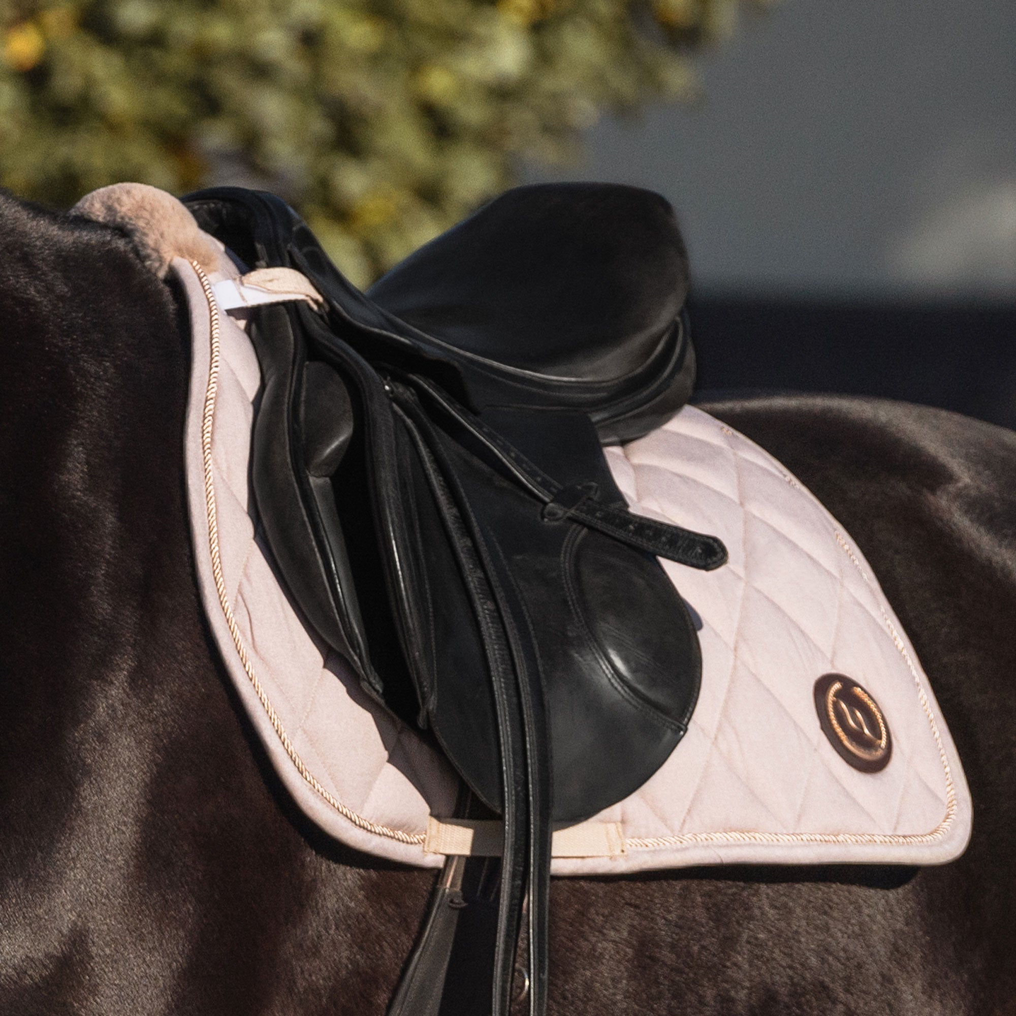 "Haze Collection" Saddle Pad Dressage - Light Beige