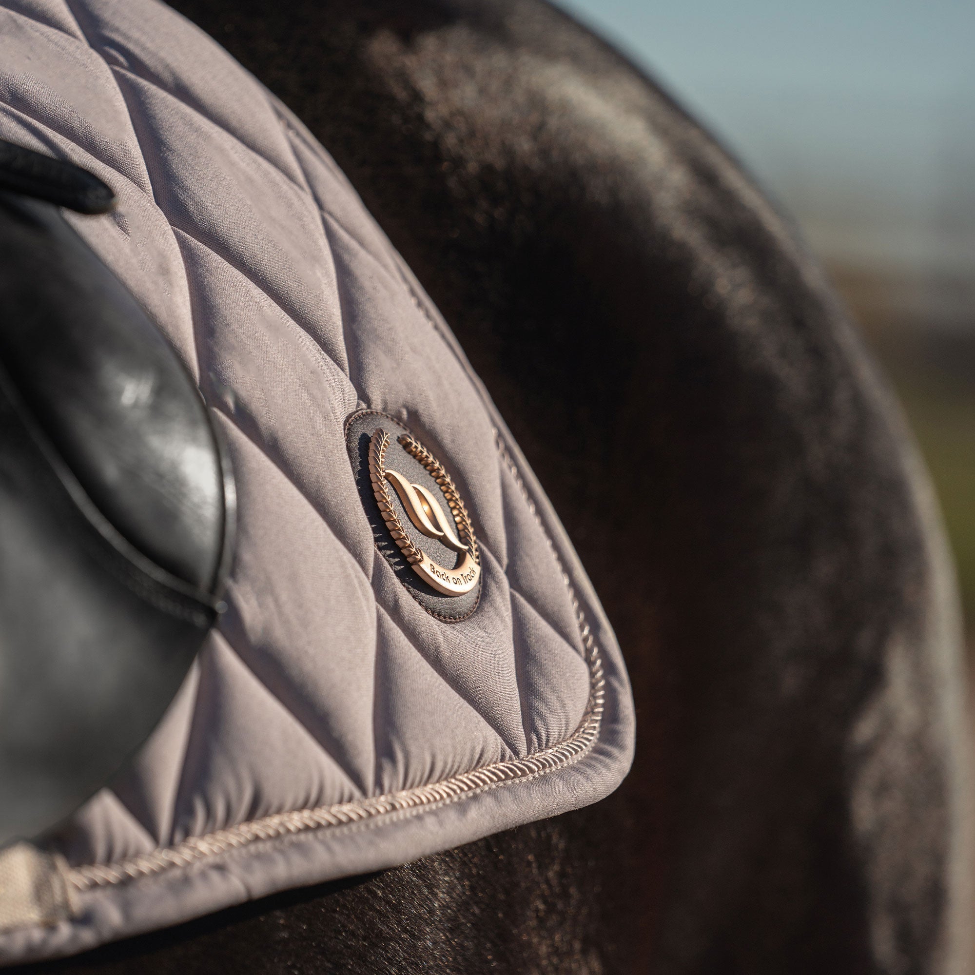 "Haze Collection" Saddle Pad Jumping - Light Beige