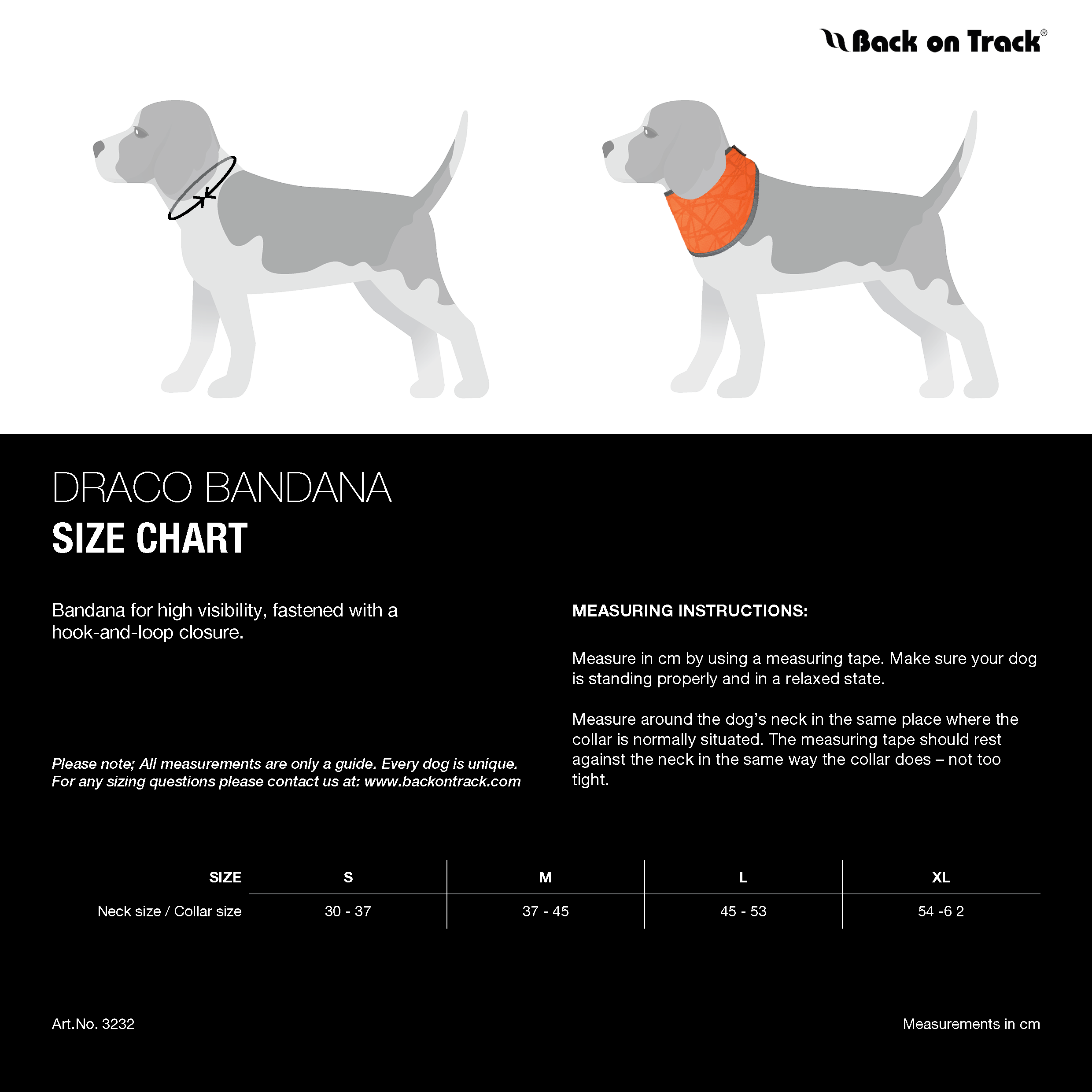 "Draco" High visibility bandana