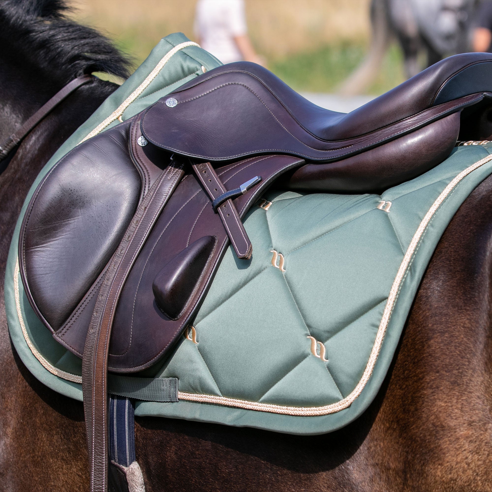 "Nights Collection" Saddle Pad Jumping Olive Green