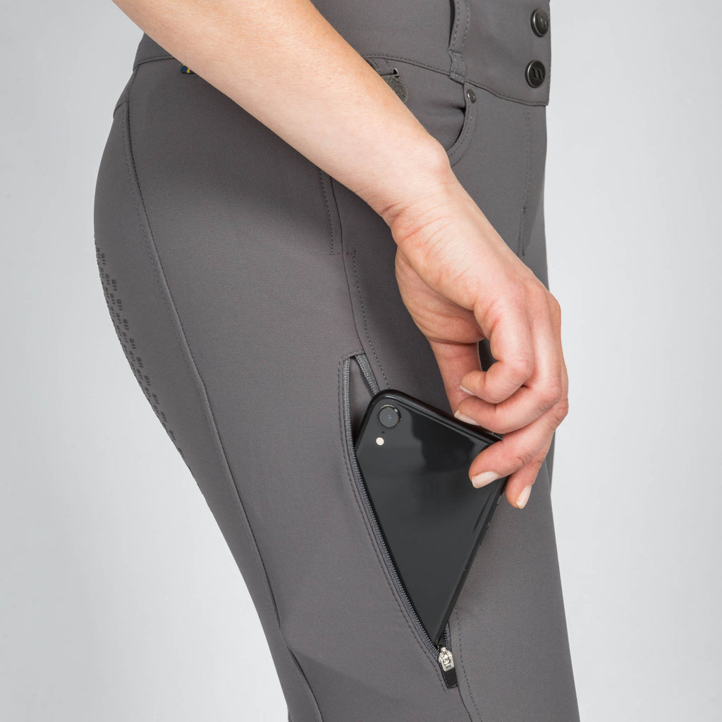 "Julia" W's FS Riding Breeches - Grey