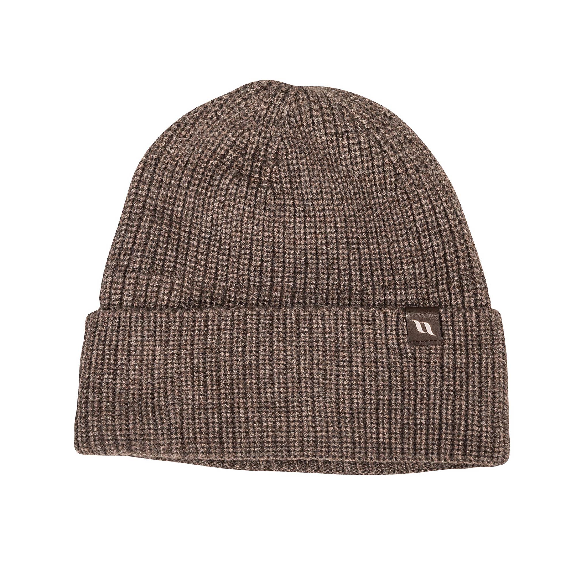 "Ava" wool blend beanie with cuff