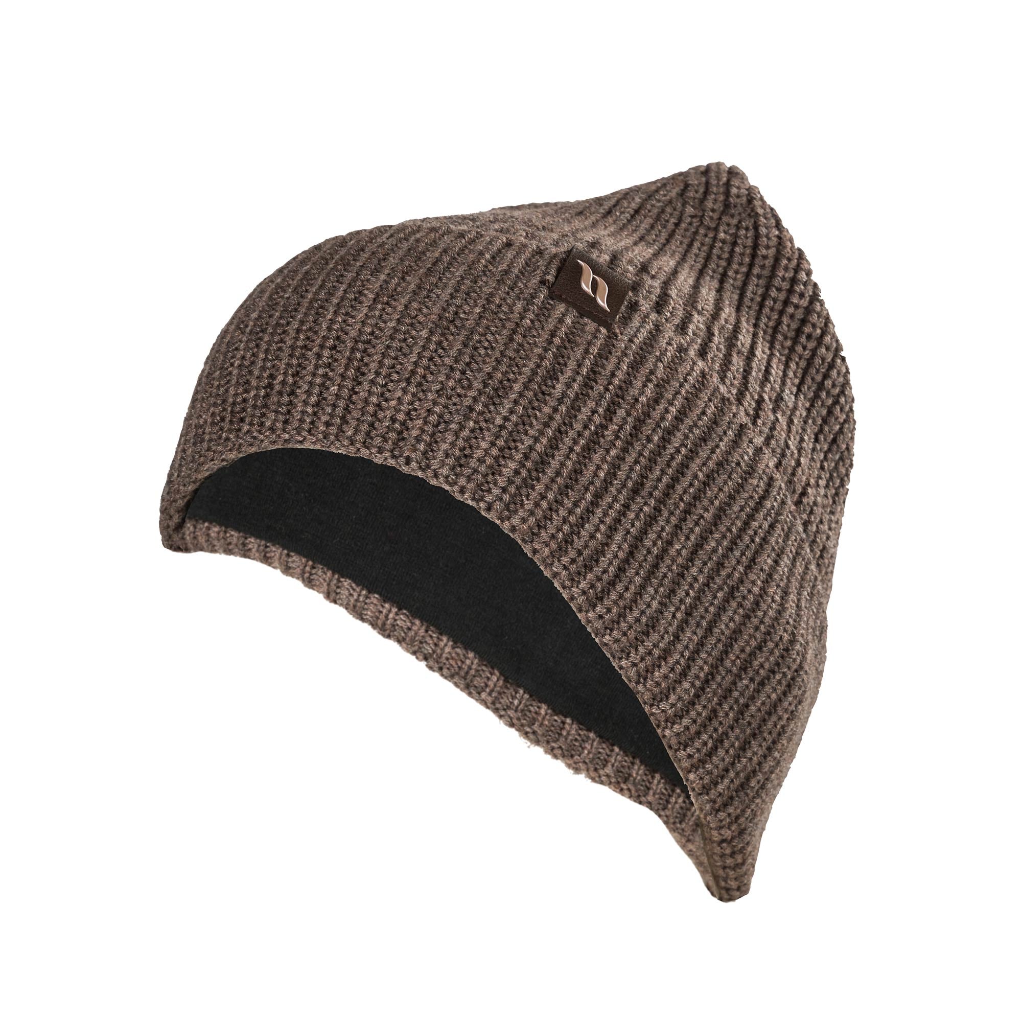 "Ava" wool blend beanie with cuff