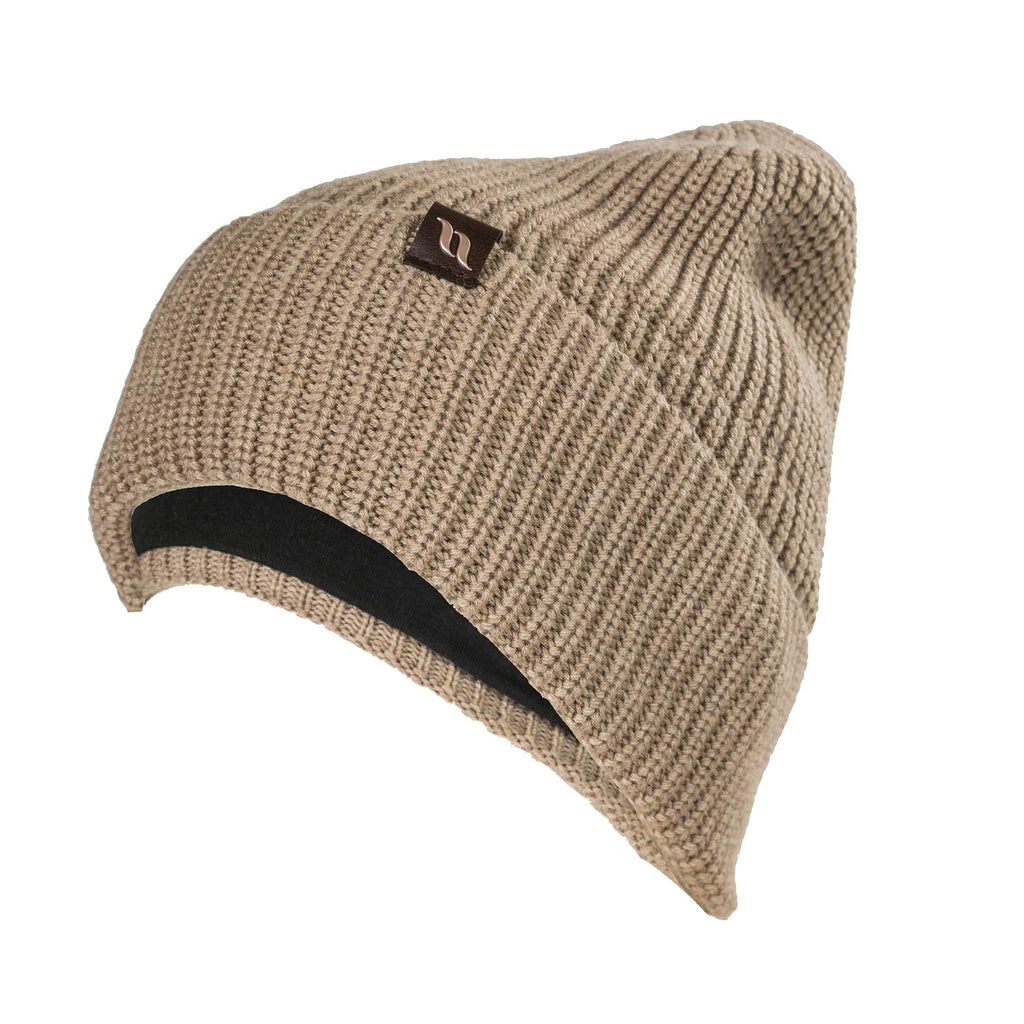 "Ava" wool blend beanie with cuff