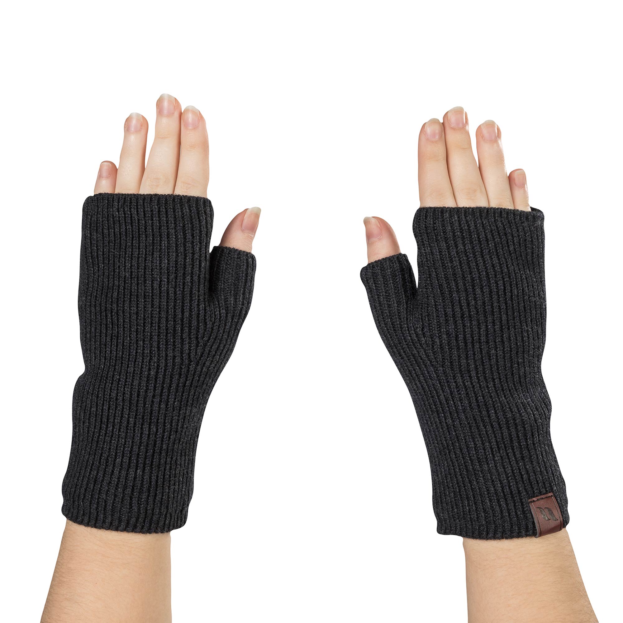 "Ash" knitted wrist gaiters