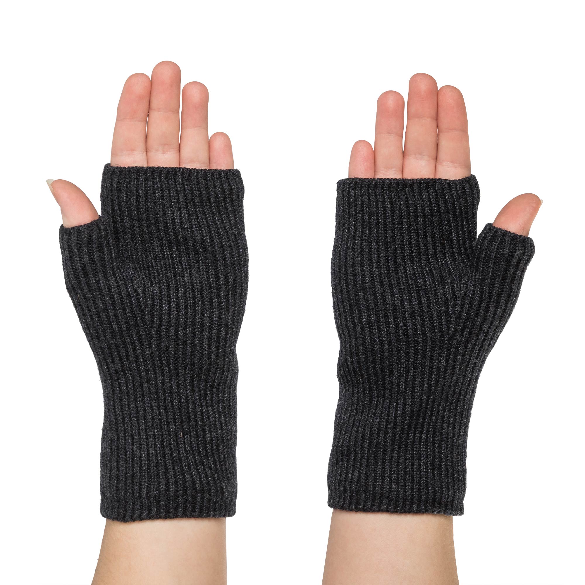 "Ash" knitted wrist gaiters