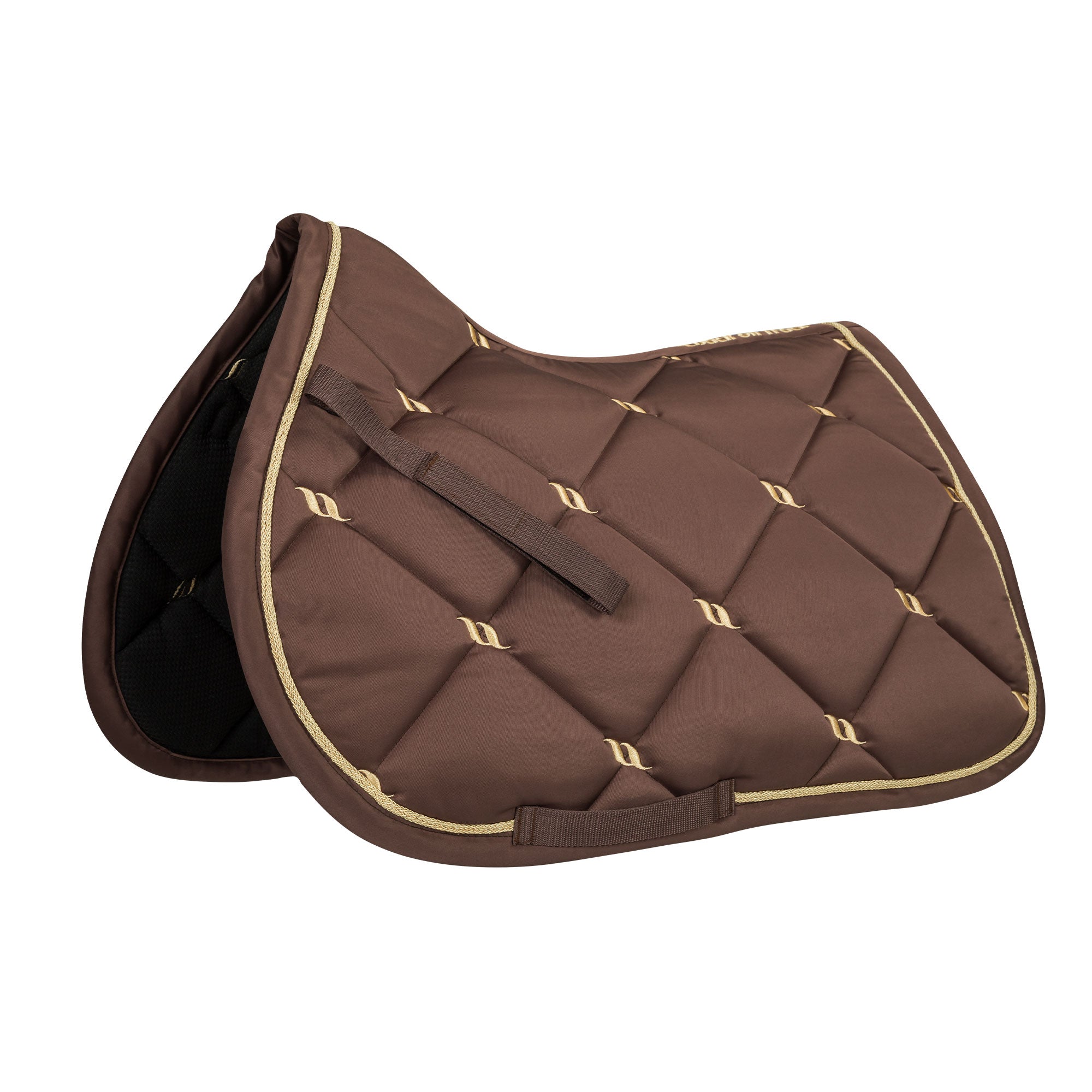 "Nights Collection" Saddle Pad Jumping Coffee