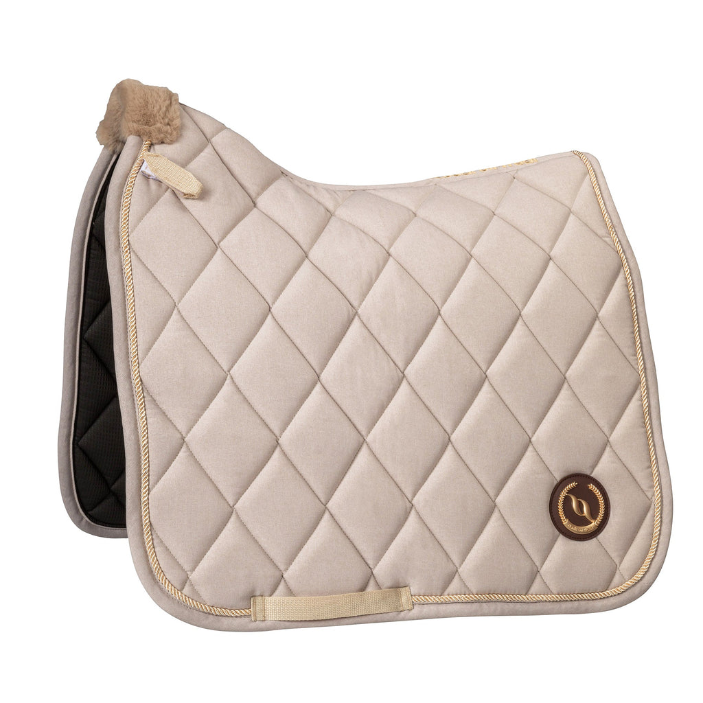 "Haze Collection" Saddle Pad Dressage - Light Beige