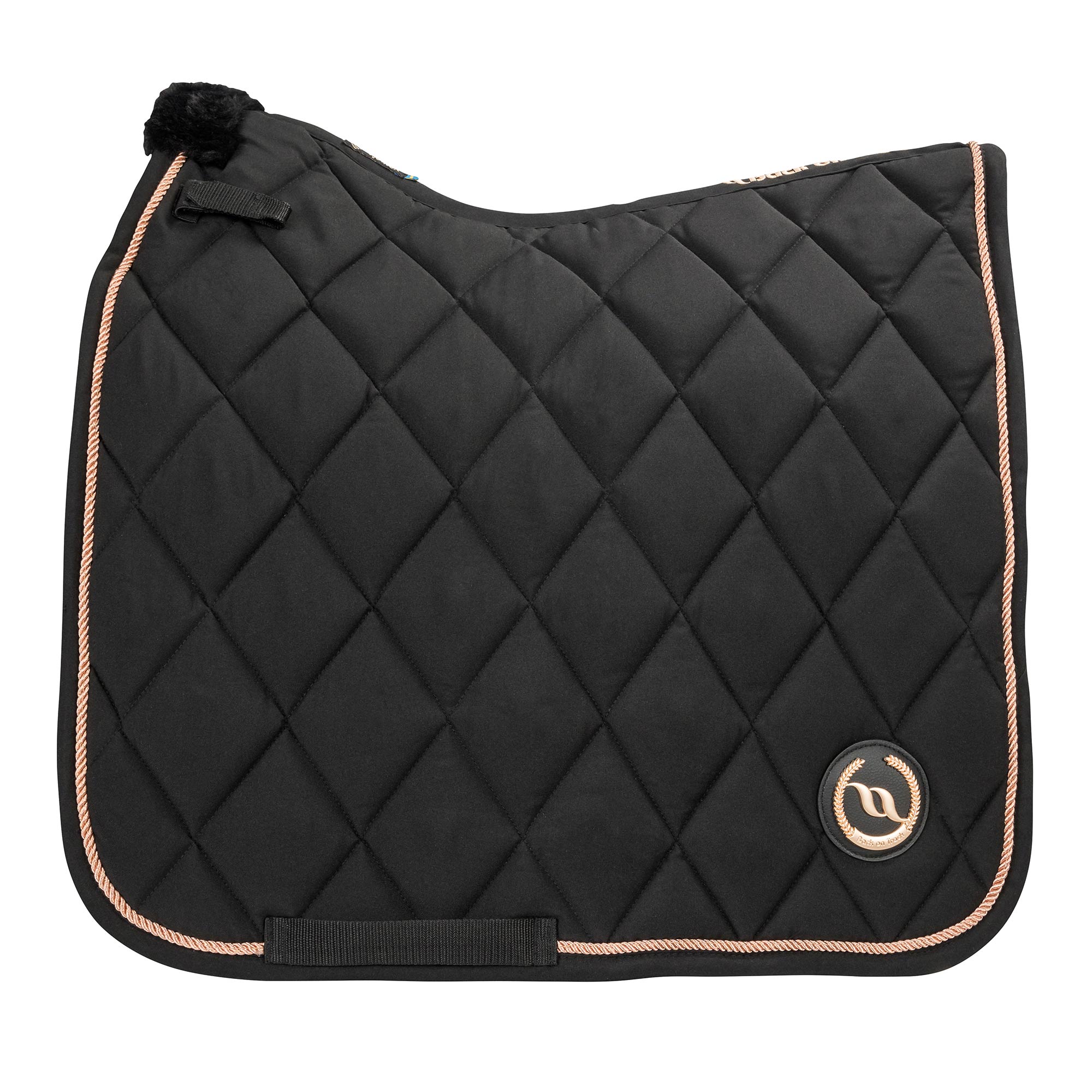"Haze Collection" Saddle Pad Dressage - Black Rose