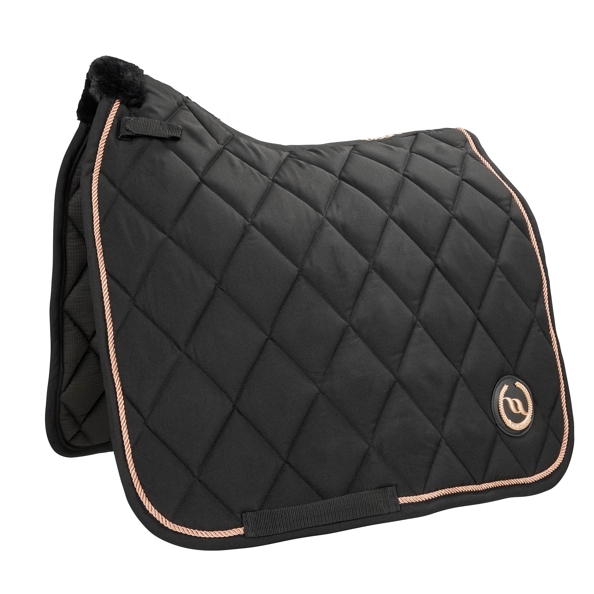 "Haze Collection" Saddle Pad Dressage - Black Rose