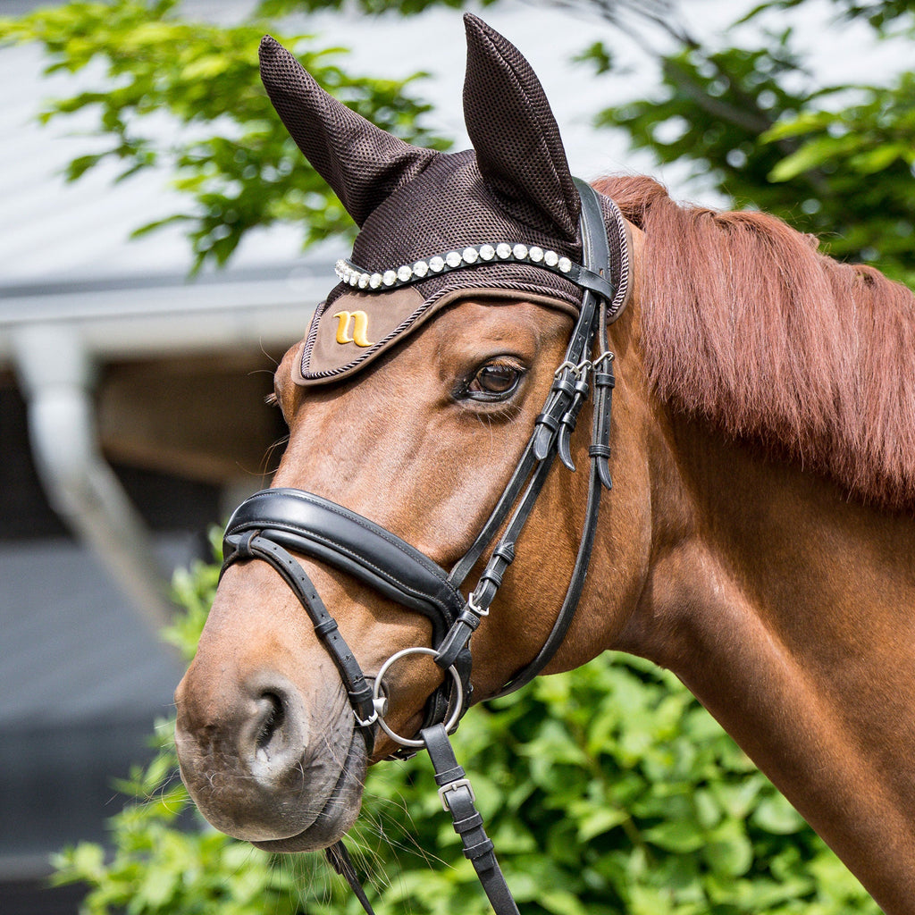 "AirFlow" Horse Bonnet - Brown