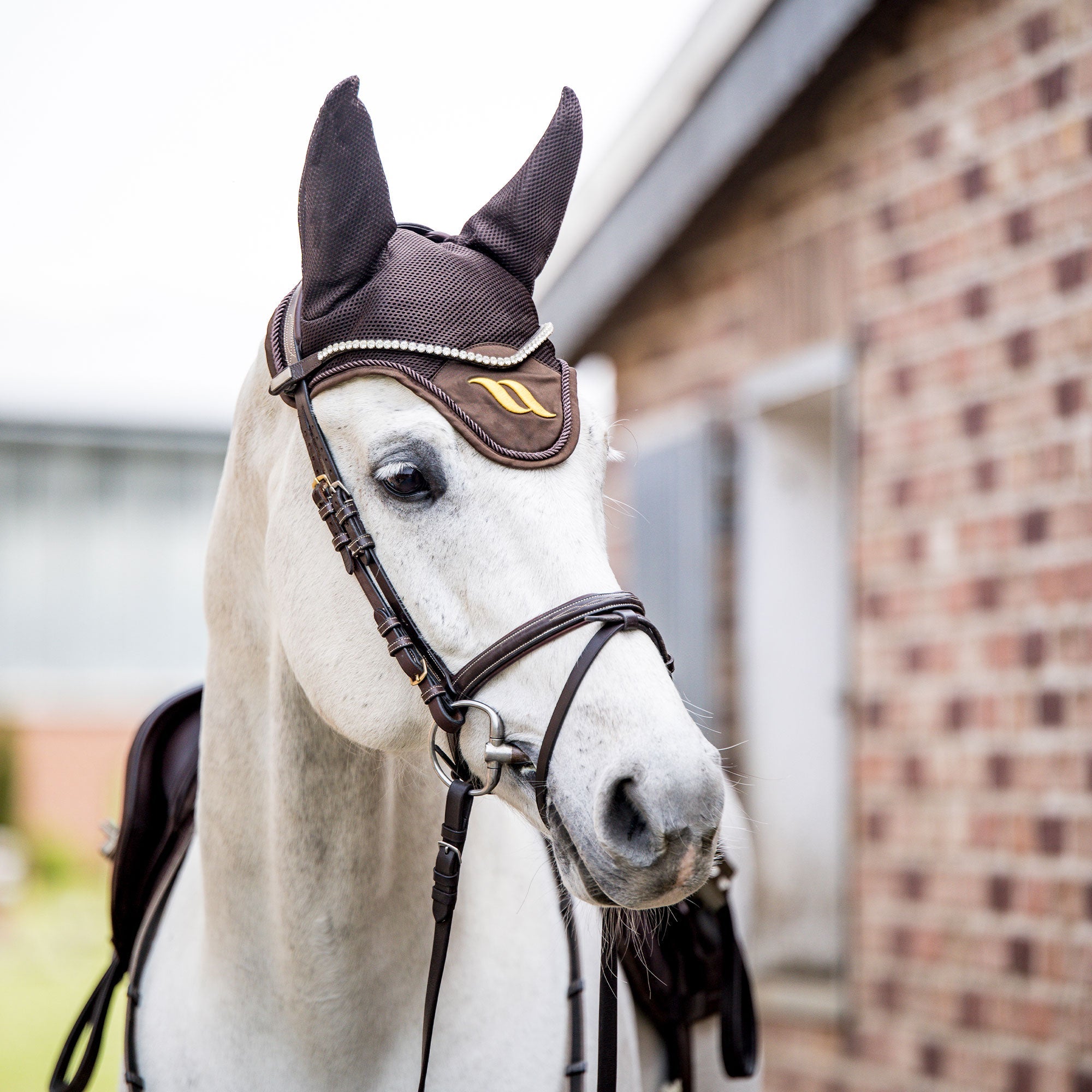 "AirFlow" Horse Bonnet - Brown