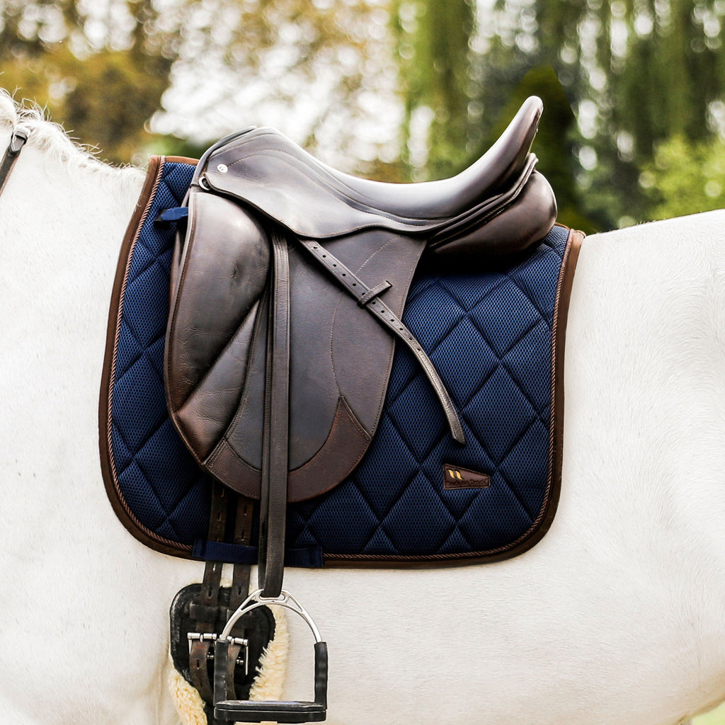 "AirFlow" Saddle Pad 3D Mesh Dressage - Blue