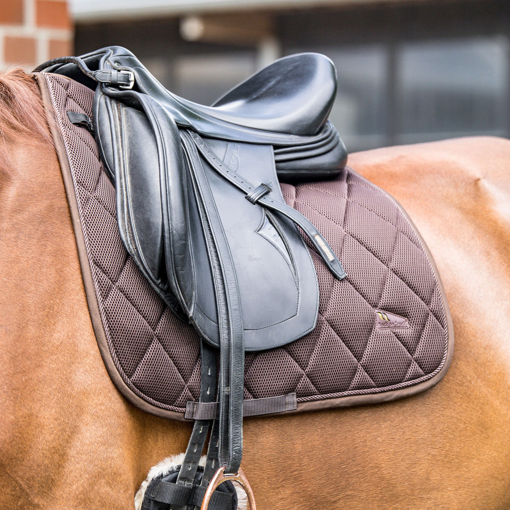 "AirFlow" Saddle Pad 3D Mesh Dressage - Brown