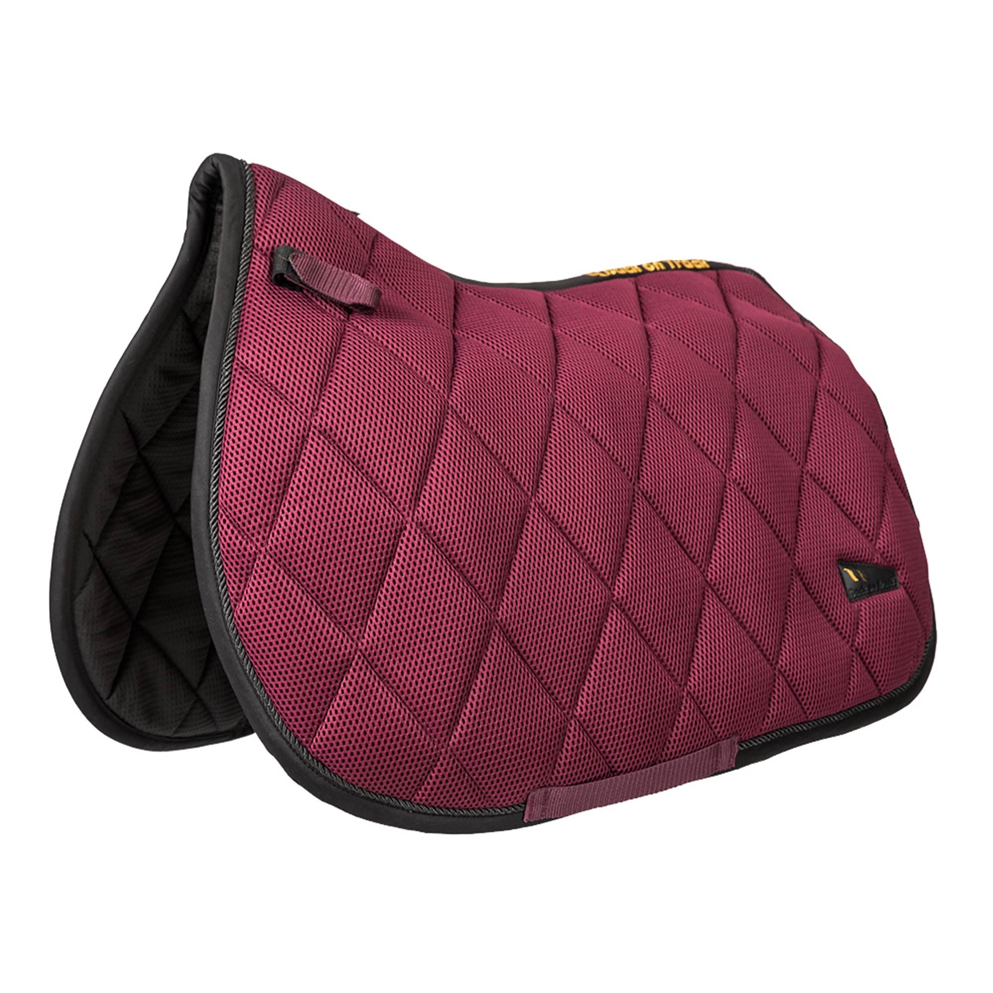 "AirFlow" Saddle Pad 3D Mesh Jumping - Wine
