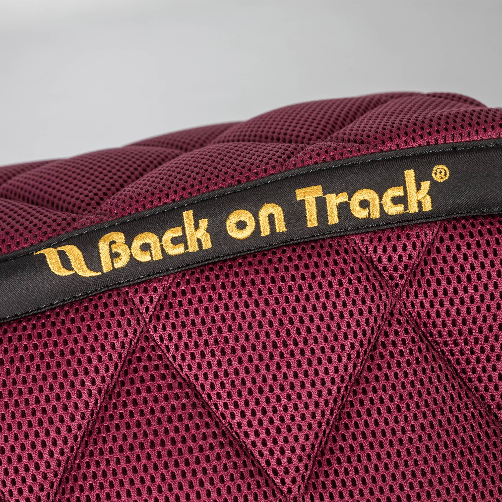 "AirFlow" Saddle Pad 3D Mesh Jumping - Wine