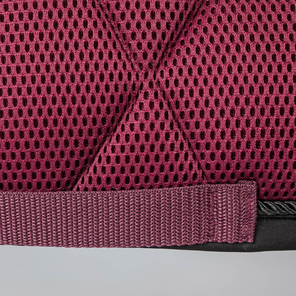 "AirFlow" Saddle Pad 3D Mesh Jumping - Wine