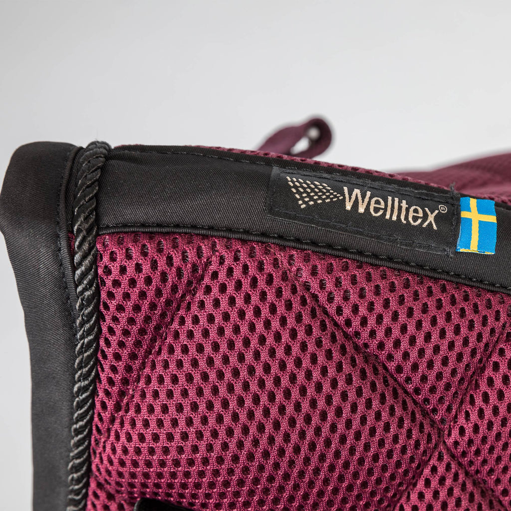"AirFlow" Saddle Pad 3D Mesh Jumping - Wine