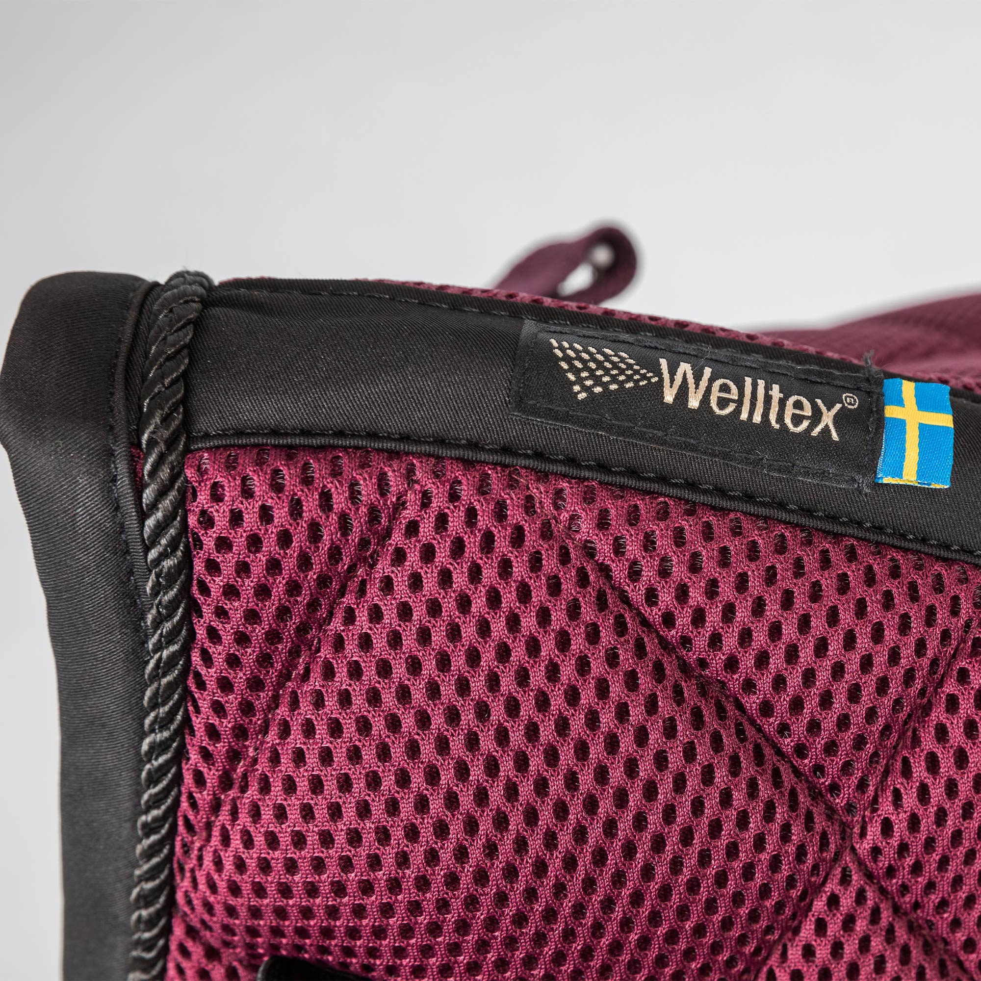 "AirFlow" Saddle Pad 3D Mesh Jumping - Wine