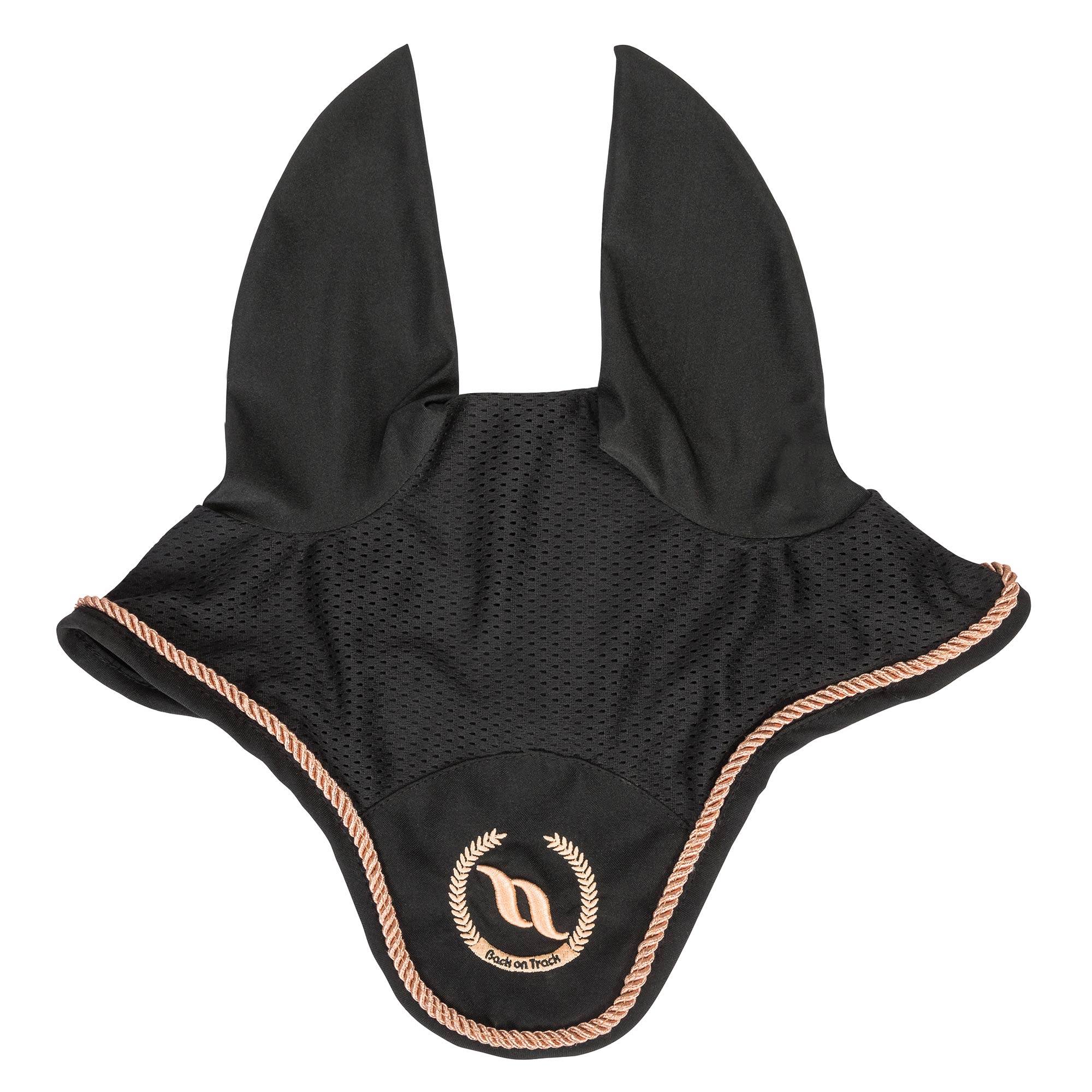 "Haze Collection" Horse Bonnet - Black Rose