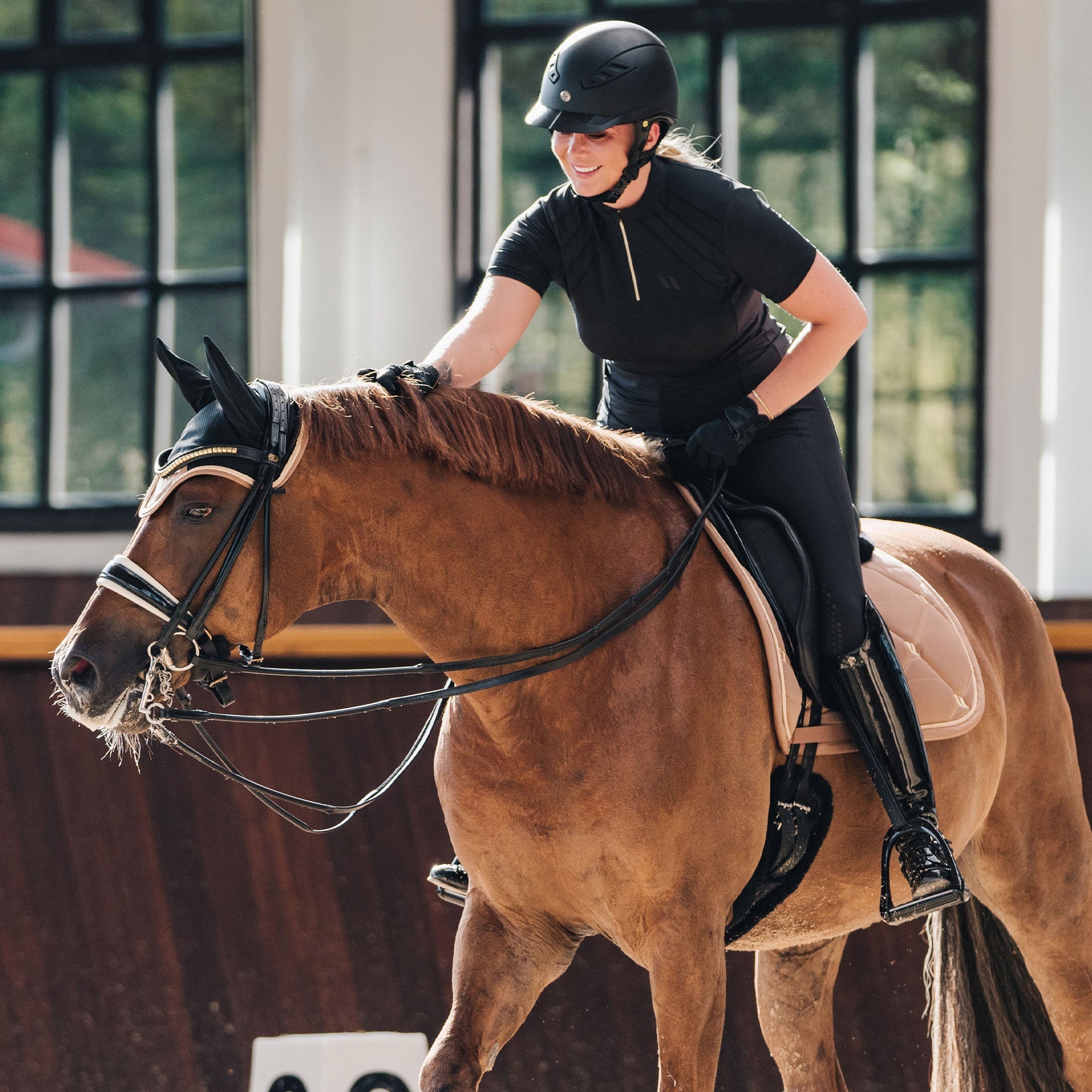 "Nights Collection" Saddle Pad Jumping Nougat